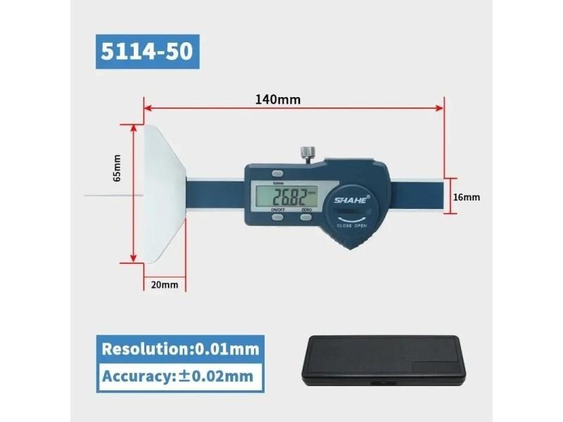 Shahe New Depth Gauge Digital Car Tyre Tire Tread Depth Gauge Meter Measurer Carousel 1