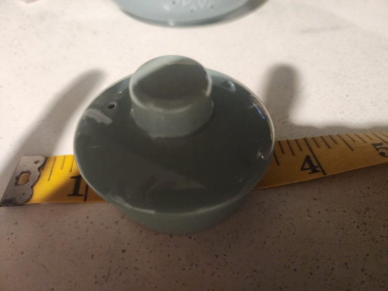 Crown Lynn Teal Small Teapot Lid Carousel 3