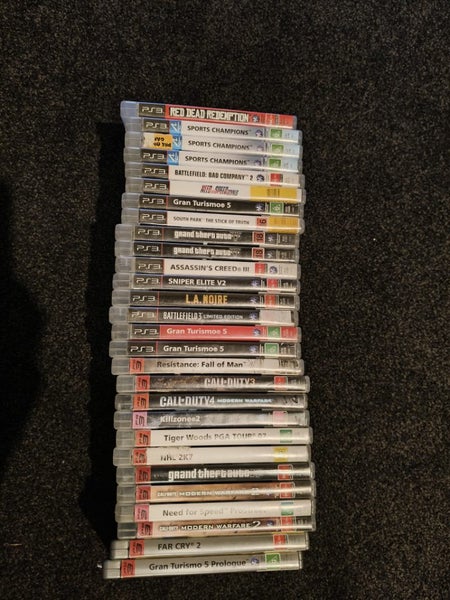 26 PS3 games, good quality list. Carousel 10