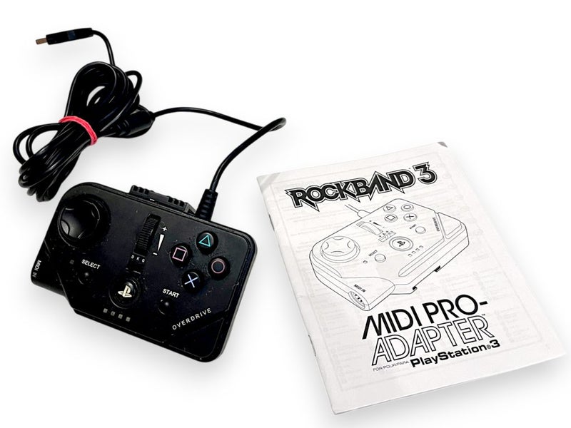 Rock Band 3 MIDI Pro Adapter (PS3) PLUS MIDI Cable (5-Pin DIN) Carousel 2