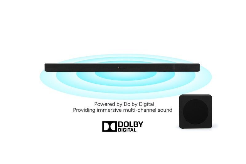 Kogan 2.1 Channel 225W Dolby Slim Soundbar with Wireless Subwoofer Carousel 2