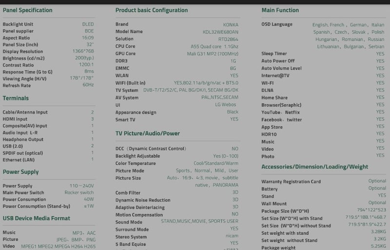 32 inch Konka TV Carousel 5