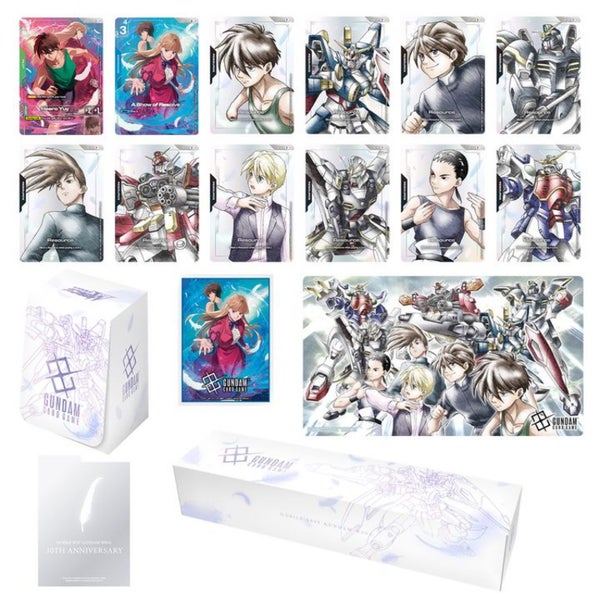 30th anniversary Gundam Wing Premium Card Accessory set Carousel 1