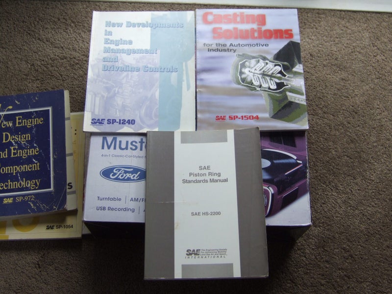 Society of Automotive Engineers Papers 1992-2000 Carousel 2