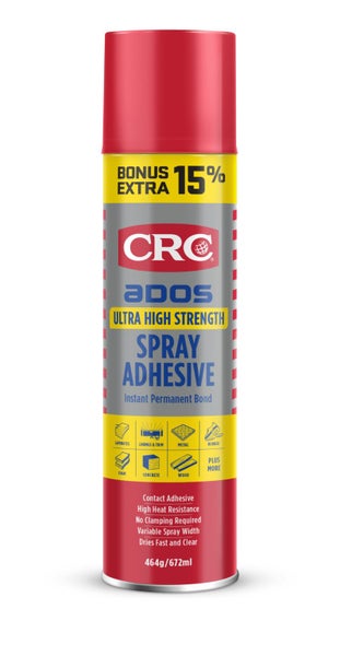 ADOS Ultra High Strength Spray Adhesive Bonus 365G 365g (Each) Carousel 1