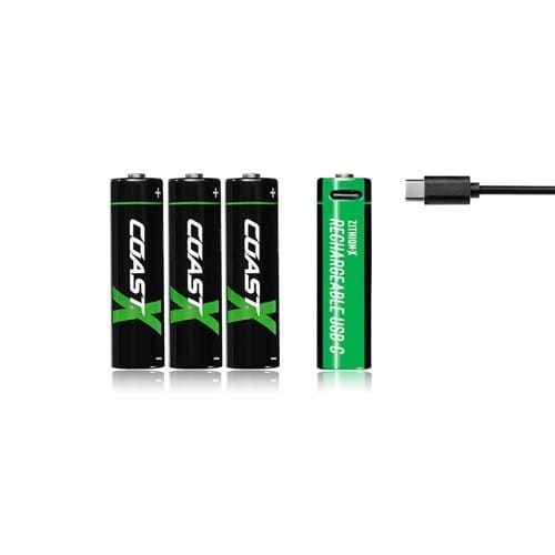 Battery AA USB-C Recharge 4PK Zithion 3.0Wh Carousel 1