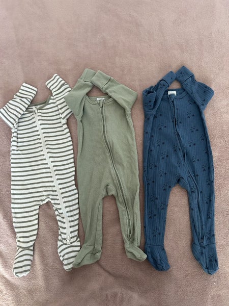 3 x Cotton on Baby ribbed onesies 3-6 months Carousel 1