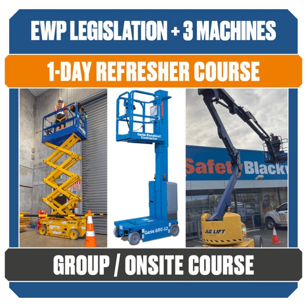 EWP Scissor, Boom & Vertical Lift Refresher (Group Course) Carousel 1
