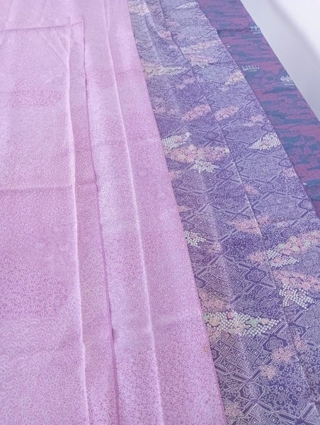 CLEARANCE 6.8m (total) Vintage Silk Project Pack - Purples & Pink - Burn Tested Carousel 1