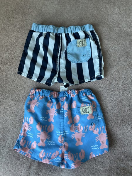 2 x Cotton on Baby swim shorts 6-12 months Carousel 2