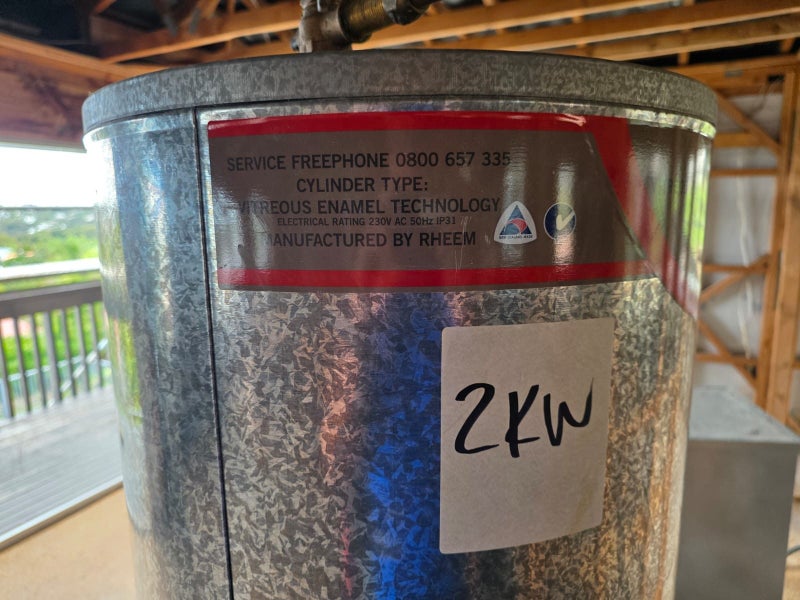 Hot Water Cylinder 177L $1 reserve Carousel 2