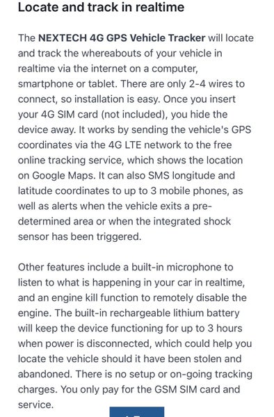 Nextech 4g GPS Tracking Carousel 2