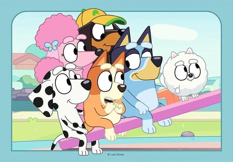 Ravensburger Puzzle 2x12pc - Fun with Bluey Carousel 2