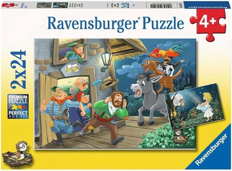 Ravensburger Puzzle 2x24pc - Fairytales Carousel 1