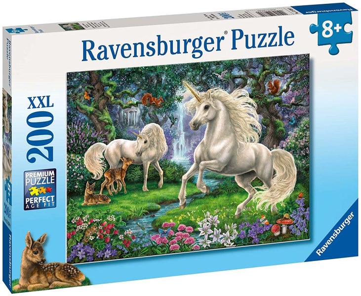 Ravensburger Puzzle 200pc XXL - Mystical Unicorns Carousel 2