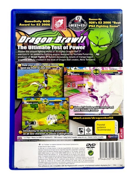 Super Dragon Ball Z (PS2) *DISC EXCELLENT, INCLUDES MANUAL* Carousel 2