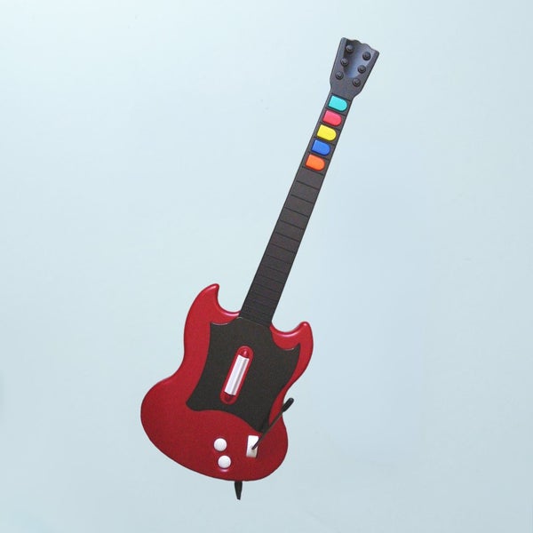 Guitar Hero SG Red Controller - PlayStation 2 (Wired) Carousel 1