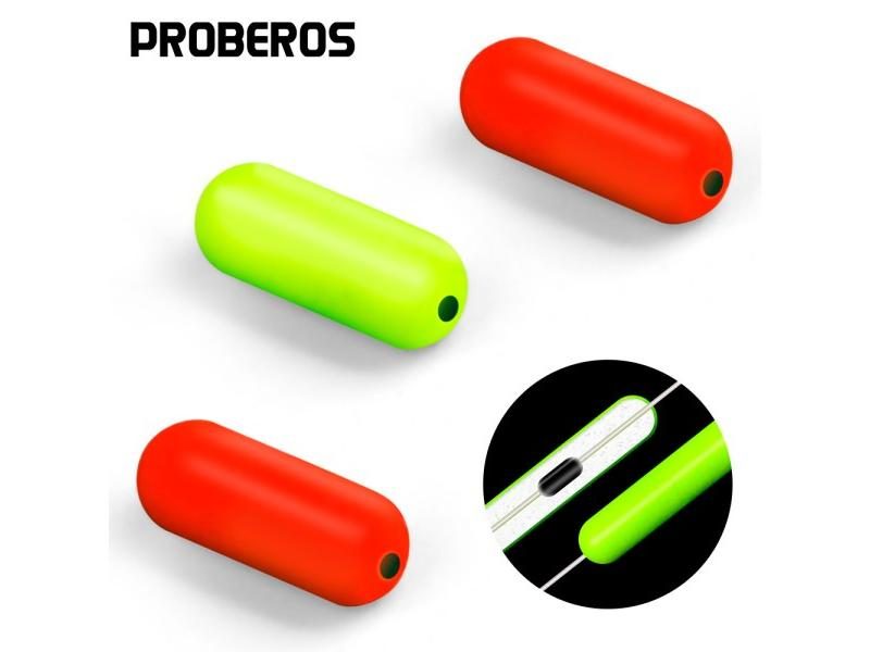 100pcs Durable Rubber Oval Float Stoppers For Fishing Gear Carousel 2