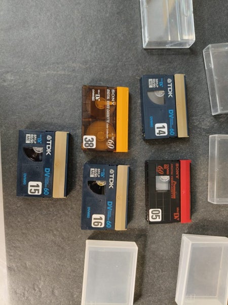 X5 60 minute mini DV tapes Carousel 2