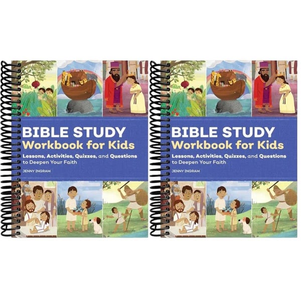 Bible Study Workbook for Kids: Lessons, Activities, Quizzes, and Questions to De Carousel 12