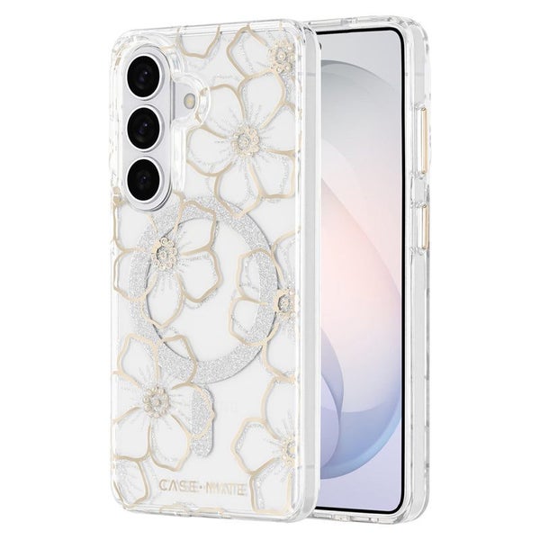 Case Mate Floral Gems Case with Magnet for Samsung Galaxy S26 - Gold Carousel 1