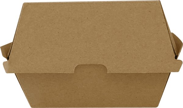 BioPak Recycled Paper Burger Box 105 x 105 x 85mm 50 (Pack) Carousel 2