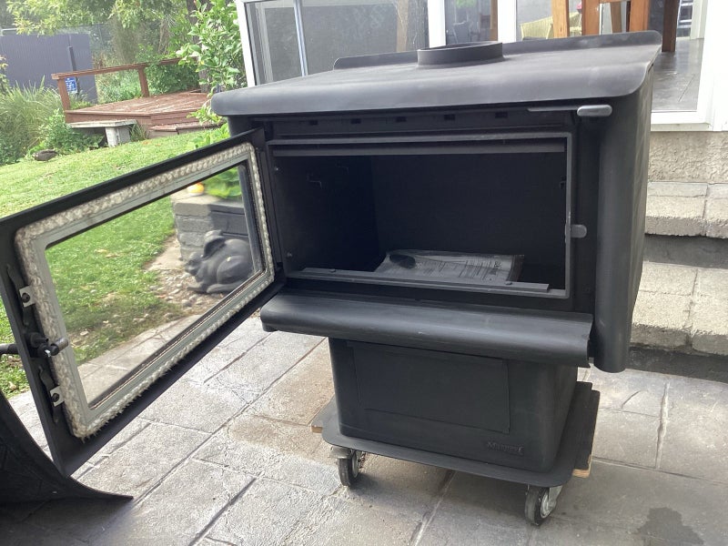 Masport R5000 Freestanding Wood Fire with Pedestal Carousel 2