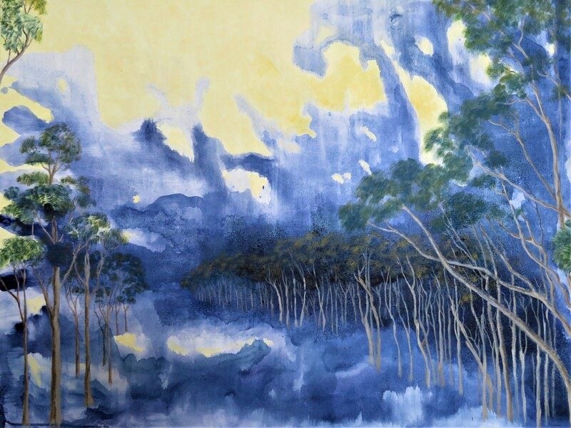 'Primordial Memory'. Original Art. Acrylic on Canvas. 100x77cm Carousel 1