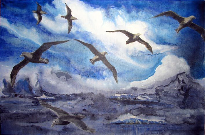 'Rim of Zealandia'. Original Art. Acrylic on Canvas. 51x76cm Carousel 1