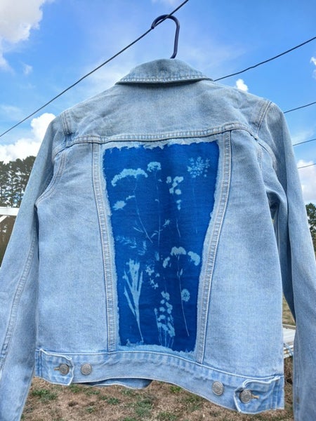 ONE-OF-A-KIND Upcycled denim jacket INCLUDES SHIPPING