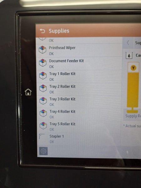 HP PageWide MFP E77650 A3 A4 Color Office Printer Carousel 9