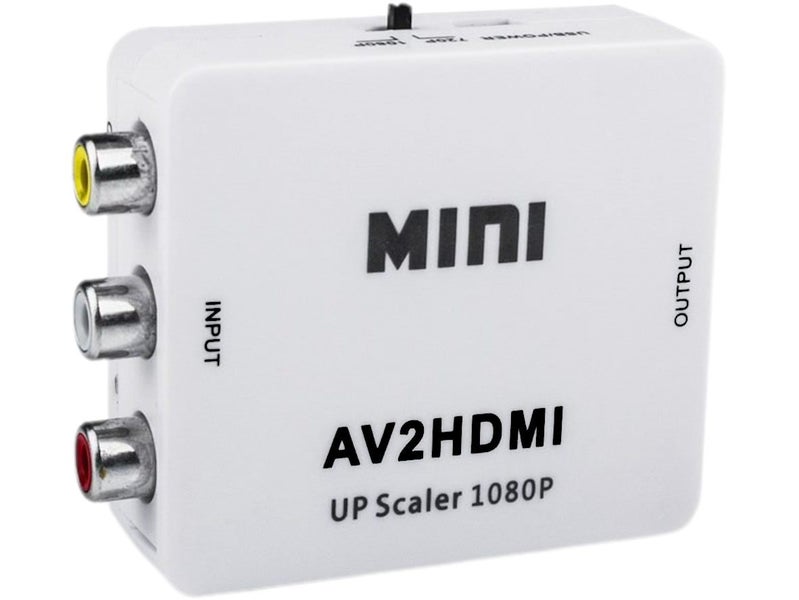 Mini RCA AV to HDMI Converter Adapter PlayStation 2 PS2 1080P HDTV Carousel 1