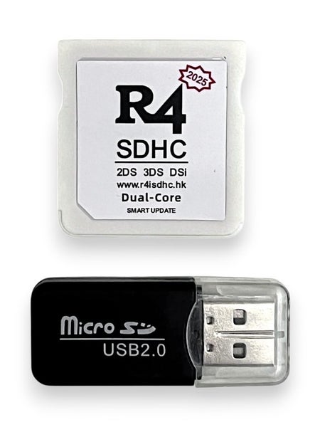 R4 SDHC Dual-Core (DS/3DS/DSi) White Edition + Pen Drive Carousel 1