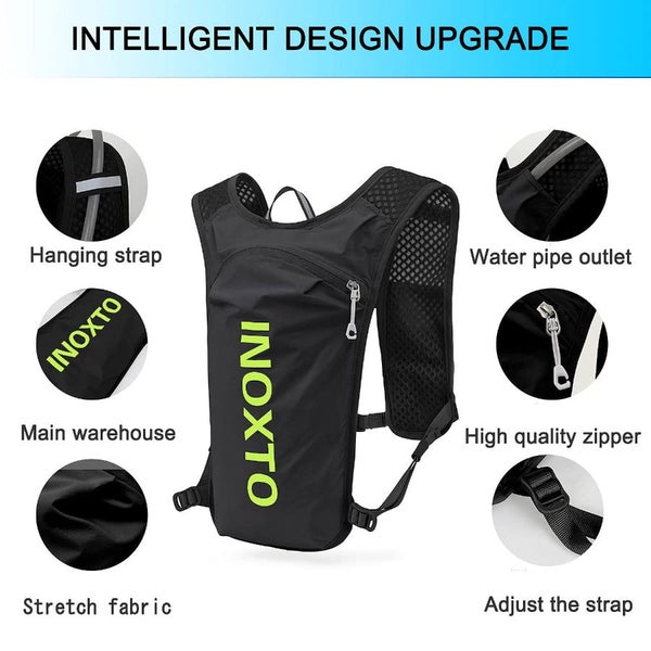 Ultra Light Hydration Running Vest Backpack A 1.5L Water Capacity Breathable Mes Carousel 2