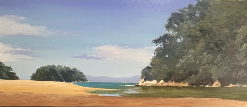 Original oil painting by Linelle Stacey Carousel 1