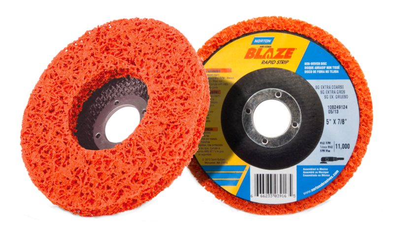 Norton Blaze Rapid Strip Depressed Center Disc 115mm (Each) Carousel 1