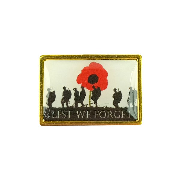 Anzac Lest We Forget Pin - Style 2