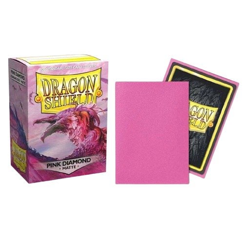 Sleeves - Dragon Shield - Pink Diamond Matte Carousel 1