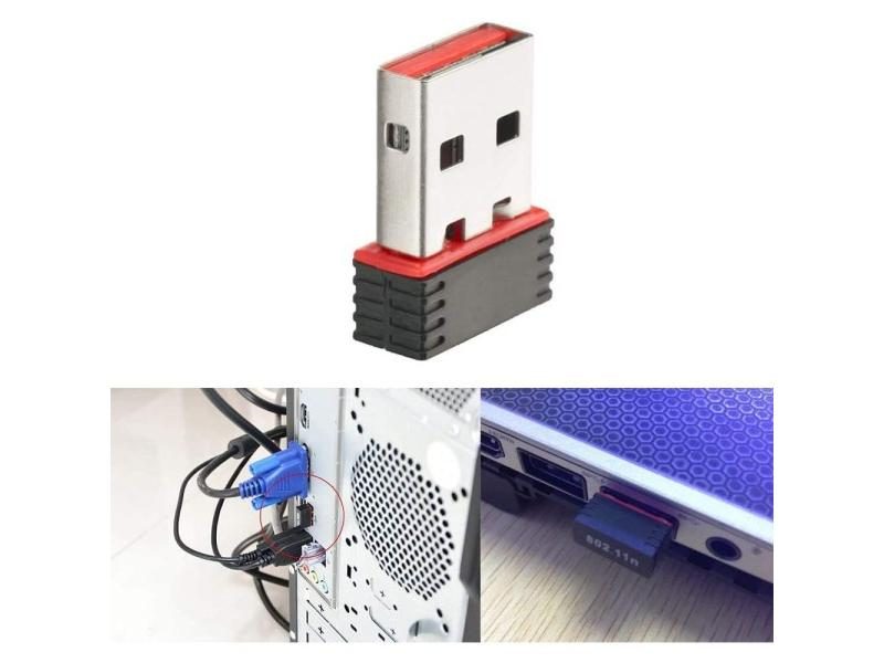 Mini USB Plug-and-Play Wi-Fi Adapter For Desktop Carousel 2