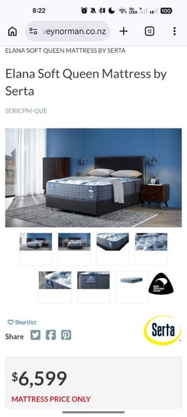 Serta Elana Soft Queen Mattress – NEW Carousel 1