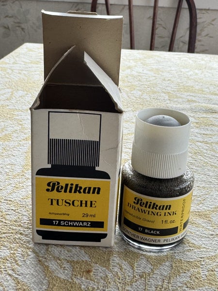 Drawing ink Pelikan Tusche from Germany (518) Carousel 1