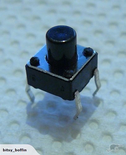 (5 of) Tact Switch Push Button, Through Hole Carousel 2