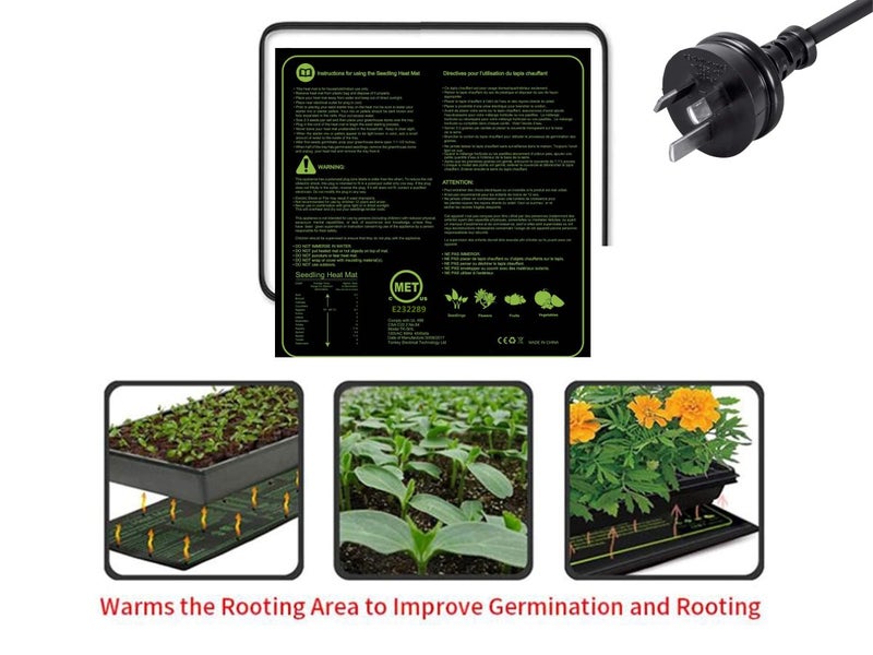 Seedling Heat Mat 50 x 52cm Heating Pad (OVER STOCKED) Carousel 2