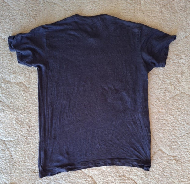 by the sea Navy Blue S/S LinenTee Small or Med Carousel 2