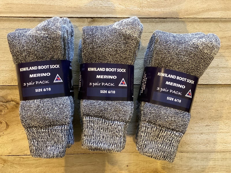 Merino Socks work boot Bulk 9 pairs Size 6 to 10 Carousel 1