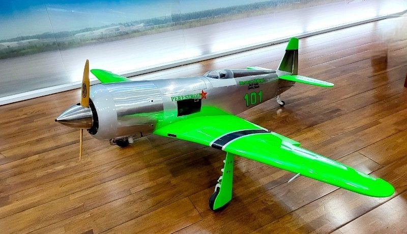 Seagull Models Reno Yak 11 35cc 71" Perestroika Green ARF w/Electric Retracts Carousel 1