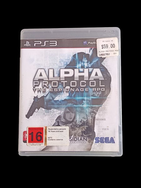 Alpha Protocol The Espionage RPG PS3 * Mint* complete Carousel 1