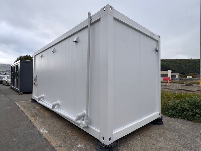 Portable Ablution Block, 3 rooms, 2 toilets, shower Carousel 1