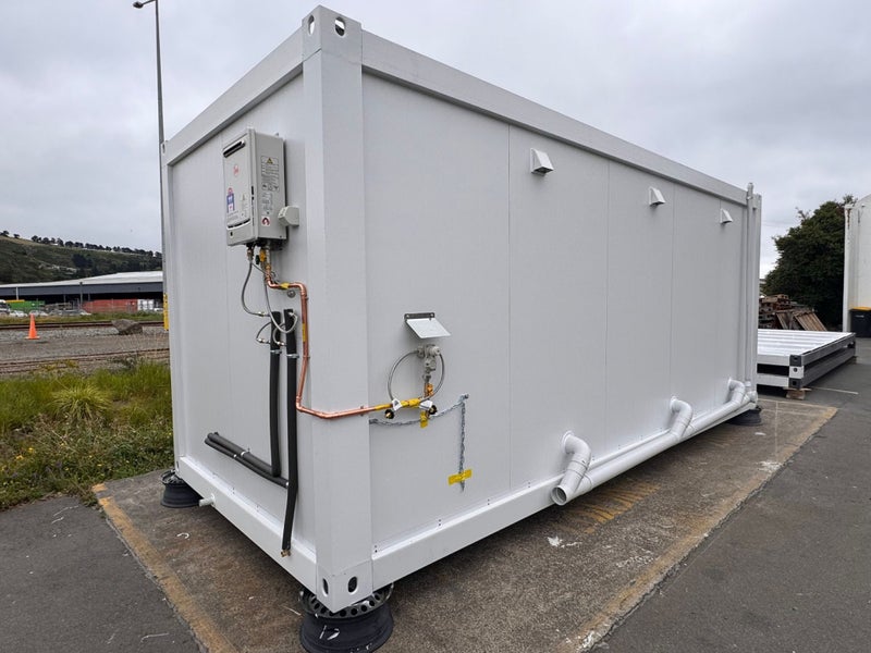 Portable Ablution Block, 3 rooms, 2 toilets, shower Carousel 2