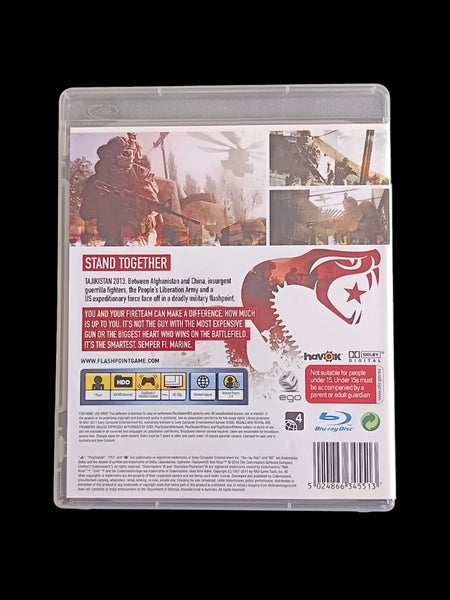 Operation FlashPoint Red River PS3 * Mint * complete Carousel 4